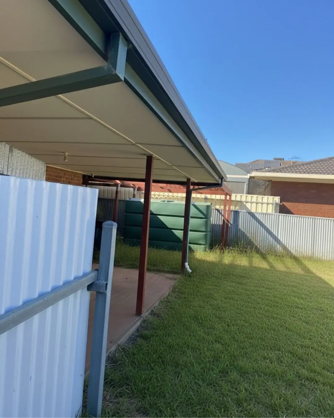 Our Work Deceased Estate Clearance in Richmond backyard after cleaning