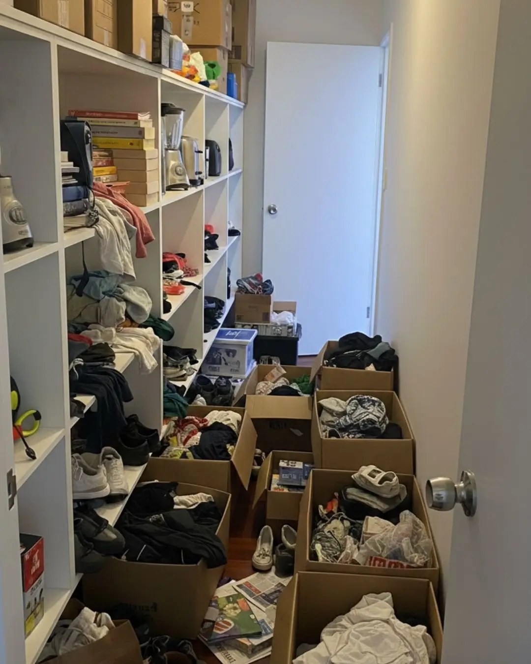 Our Work House Clearance in Sturt storage before cleanup
