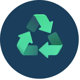 minimise waste icon